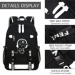 Boys' Luminous School Backpack with USB Charging Port and - Image 7