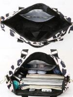 Women's Waterproof Leopard Print Travel Duffel Bag – - Image 7