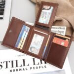 Men's Premium Leather Wallet – RFID Blocking, Multiple