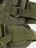 Men's Durable Canvas Crossbody Bag with Multiple Pockets - Image 7