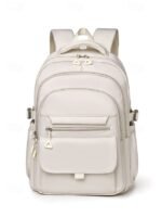 Women's Waterproof and Scratch-resistant Nylon Backpack - - Image 12