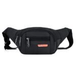 Black Waterproof Waist Bag – Multi-Pocket Fanny Pack for - Image 12