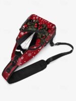 Men's Christmas Sling Bag - Polyester, Multi-Pattern - Image 9