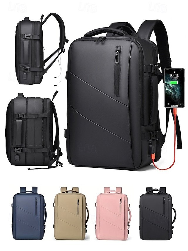 dhfyai1751454985173 Men's Expandable Waterproof Business Backpack – - Image 1