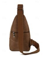 Men's Canvas Sling Bag - Durable Crossbody Shoulder - Image 4