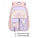 Kids and Teen Girls' Kawaii Backpack – Pastel Cartoon - Image 4