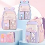 Kids and Teen Girls' Kawaii Backpack – Pastel Cartoon