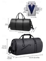 Men's Large Capacity Suit Duffel Bag - Multi-compartment - Image 14