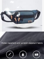 Men's Water-Resistant Crossbody Sling Bag, Multi-Way Wear - Image 9
