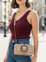 Women's Large Capacity Faux Leather Crossbody Bag with - Image 4