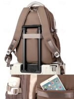Teen Large Capacity Waterproof Backpack with Cute Toast Pendant - Image 5