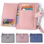 220Pcs Women's Wallet Credit Card Holder Wallet PU Leather Daily - Image 3