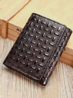 RFID Blocking Genuine Leather Wallet for Men – Trifold Design - Image 10