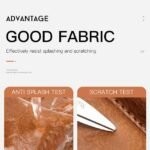 Men's Brown Faux Leather Messenger Bag with Multiple - Image 3