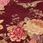 Vintage Floral Crossbody Bag with Butterfly Print, Lightweight - Image 5