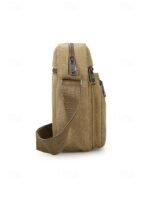 Men's Canvas Crossbody Bag, Multiple Colors, Durable - Image 5