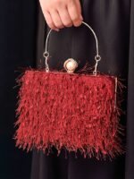 Women's Christmas Party Handbag – Elegant Red & Green - Image 3