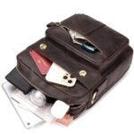 4Pcs Men's Crossbody Bag Shoulder Bag Messenger Bag Nappa - Image 4