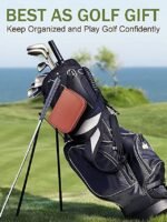 Portable Golf Accessories Organizer – Leather Travel Case with - Image 4