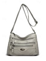 Women's Crossbody Bag Shoulder Bags PU Leather Office - Image 11