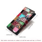 Women's Genuine Leather Patchwork Wallet, Large Capacity - Image 5
