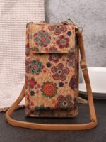 Women's Vintage Boho Phone Crossbody Bag with Adjustable - Image 10