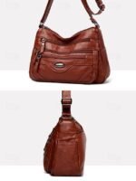 Women's Crossbody Bag Shoulder Bags PU Leather Office - Image 4
