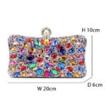 Women's Clutch Evening Bag Wristlet Clutch Bags Polyester - Image 17