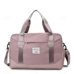 Women's Travel Duffel Bag with Shoe Compartment –