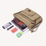 Men's Vintage Canvas Crossbody Messenger Bag – - Image 8