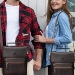 4Pcs Men's Crossbody Bag Shoulder Bag Messenger Bag Nappa - Image 9