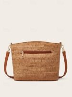 Boho Vintage Crossbody Bag with Geometric Patterns - Lightweight - Image 3