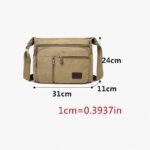 Men's Vintage Canvas Crossbody Messenger Bag – - Image 5
