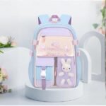 Kids and Teen Girls' Kawaii Backpack – Pastel Cartoon - Image 6