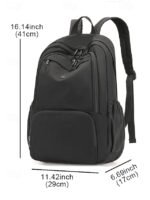 Women's Lightweight Water-Repellent Nylon Backpack with - Image 10