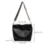 Men's Women's Crossbody Bag Bucket Bag PU Leather - Image 7