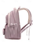 Teen Waterproof Backpack with Trolley Sleeve – Multi-Pocket - Image 3